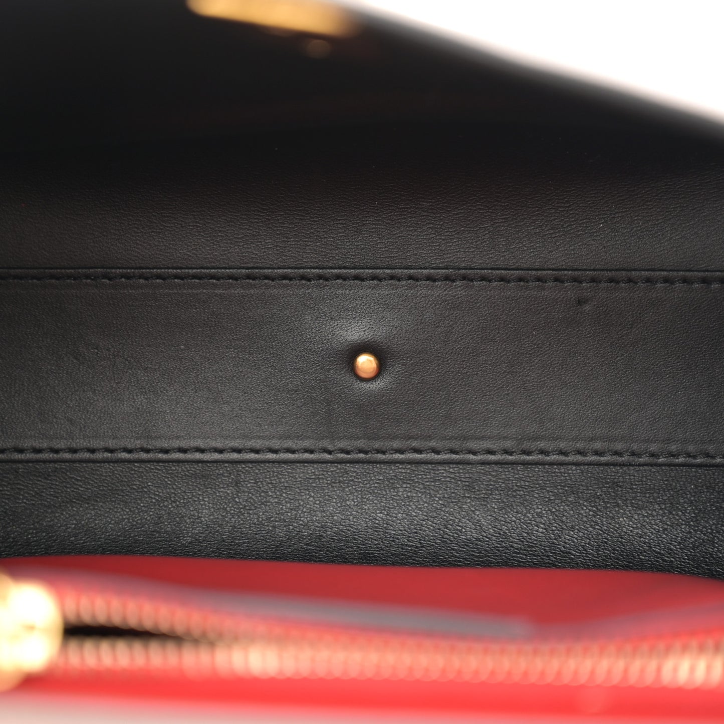 Grainy Calfskin Small VSling Top Handle Bag Clay