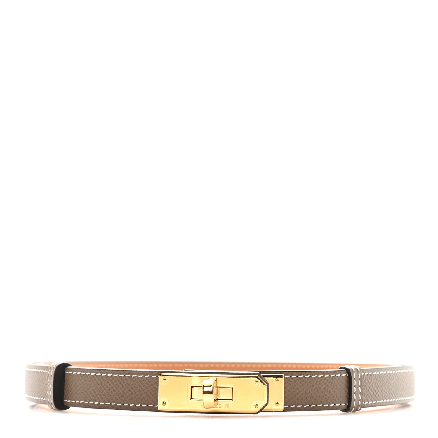 Hermes Epsom Kelly Belt Etoupe 1 of 4