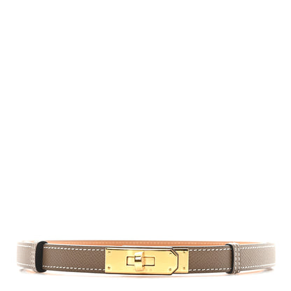 Hermes Epsom Kelly Belt Etoupe 1 of 4