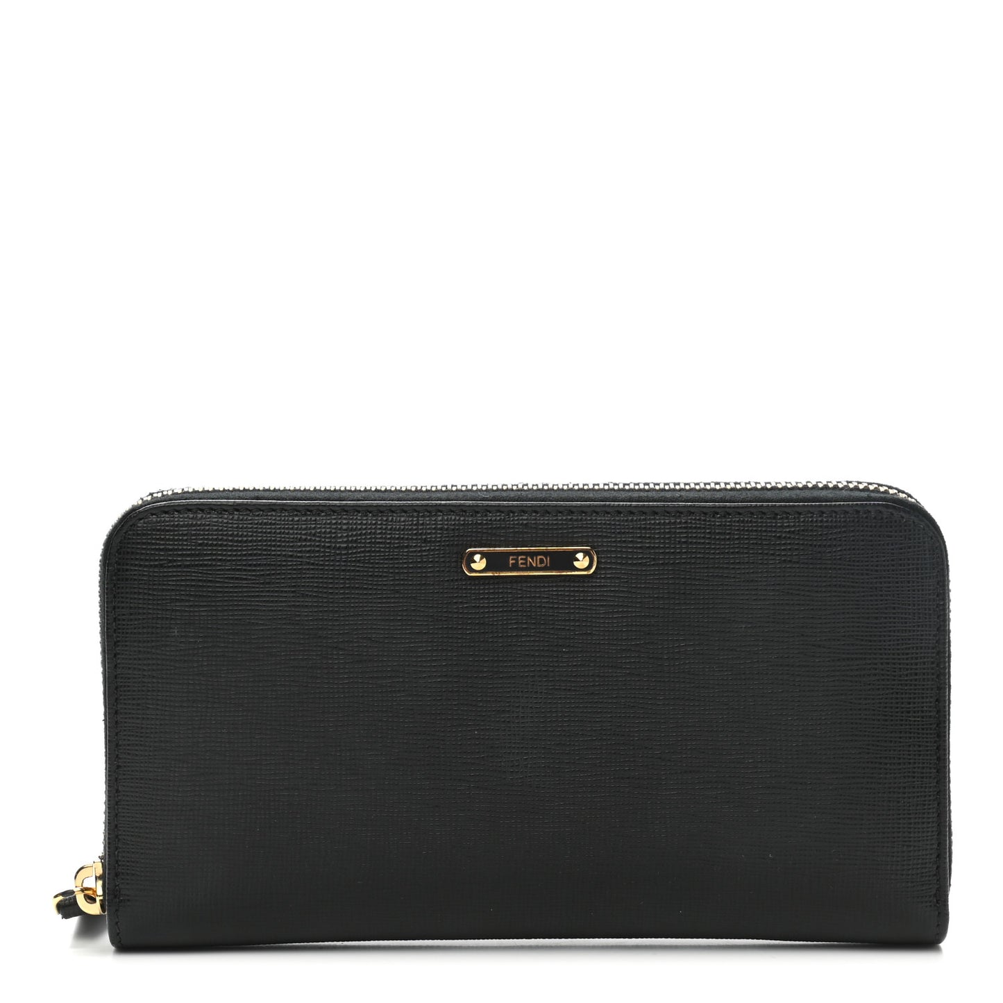 Vitello Elite Zip Around Wallet Black