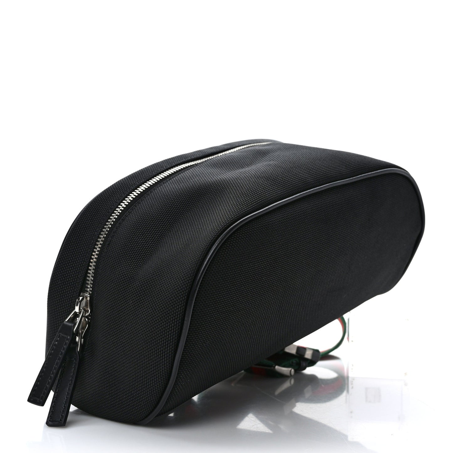 Techno Canvas Web Large Belt Bag Black