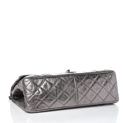 Chanel Metallic Aged Calfskin Quilted 2.55 Reissue 228 Flap Silver 4 of 7