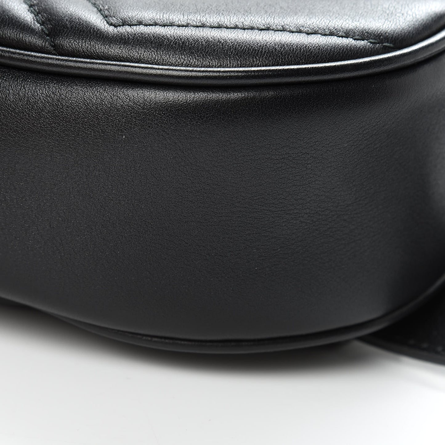 Calfskin Matelasse GG Marmont Belt Bag 85 34 Black