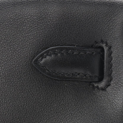 Hermes Swift Kelly Retourne 25 Black 12 of 35