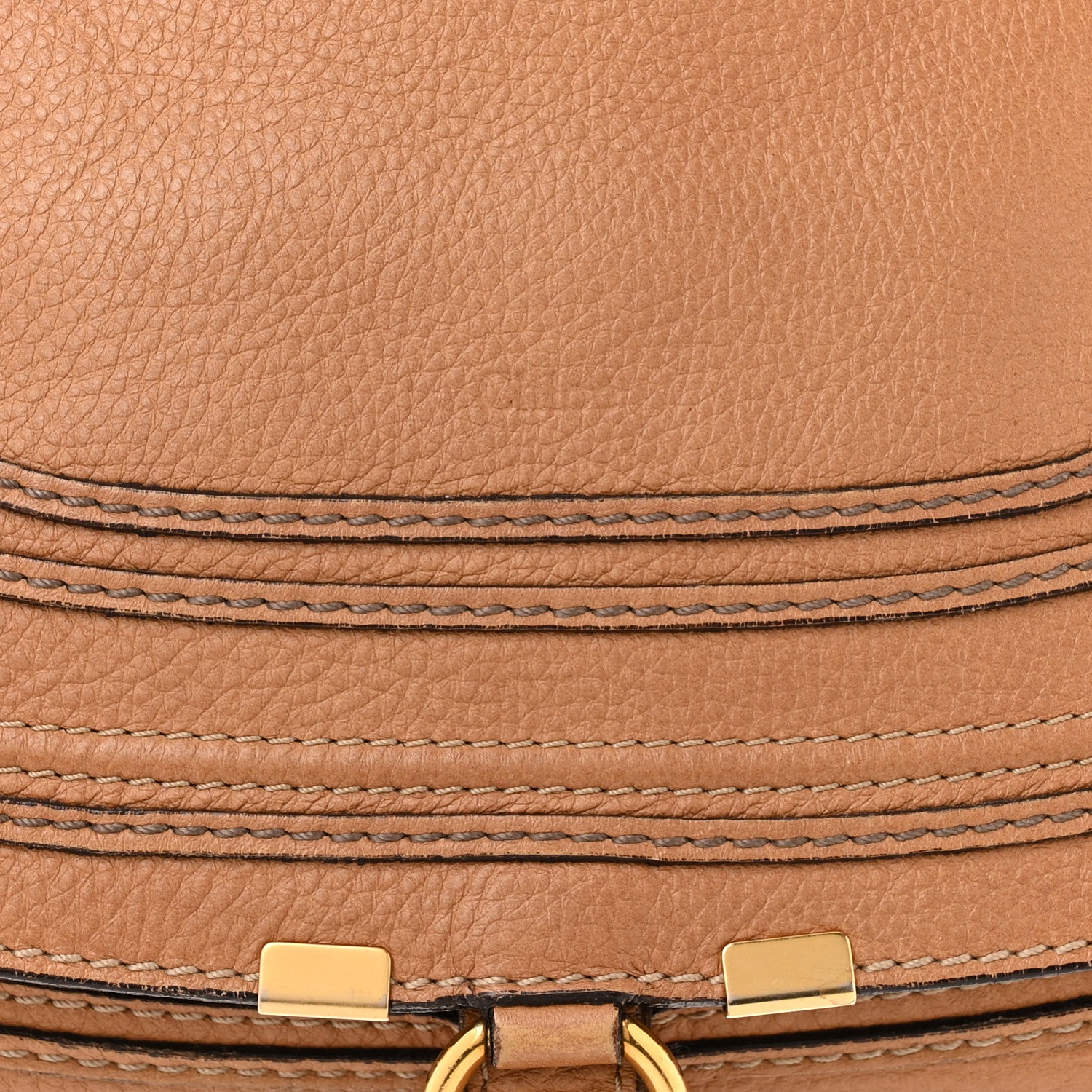Chloe Calfskin Medium Marcie Satchel Light Tan 8 of 17