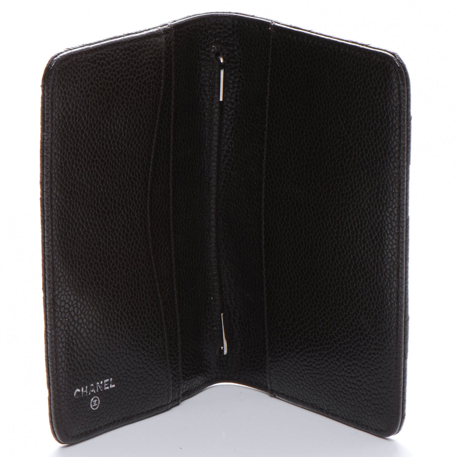 Chanel Caviar Quilted CC Agenda Cover Brown 7 of 7