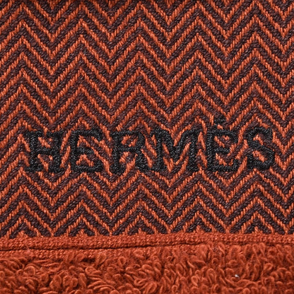 Hermes Cotton Drap De Bain Chevron Beach Towel 2 of 5