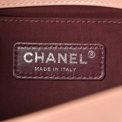 Chanel Glazed Calfskin Small Boy Chained Flap Pink 7 of 11