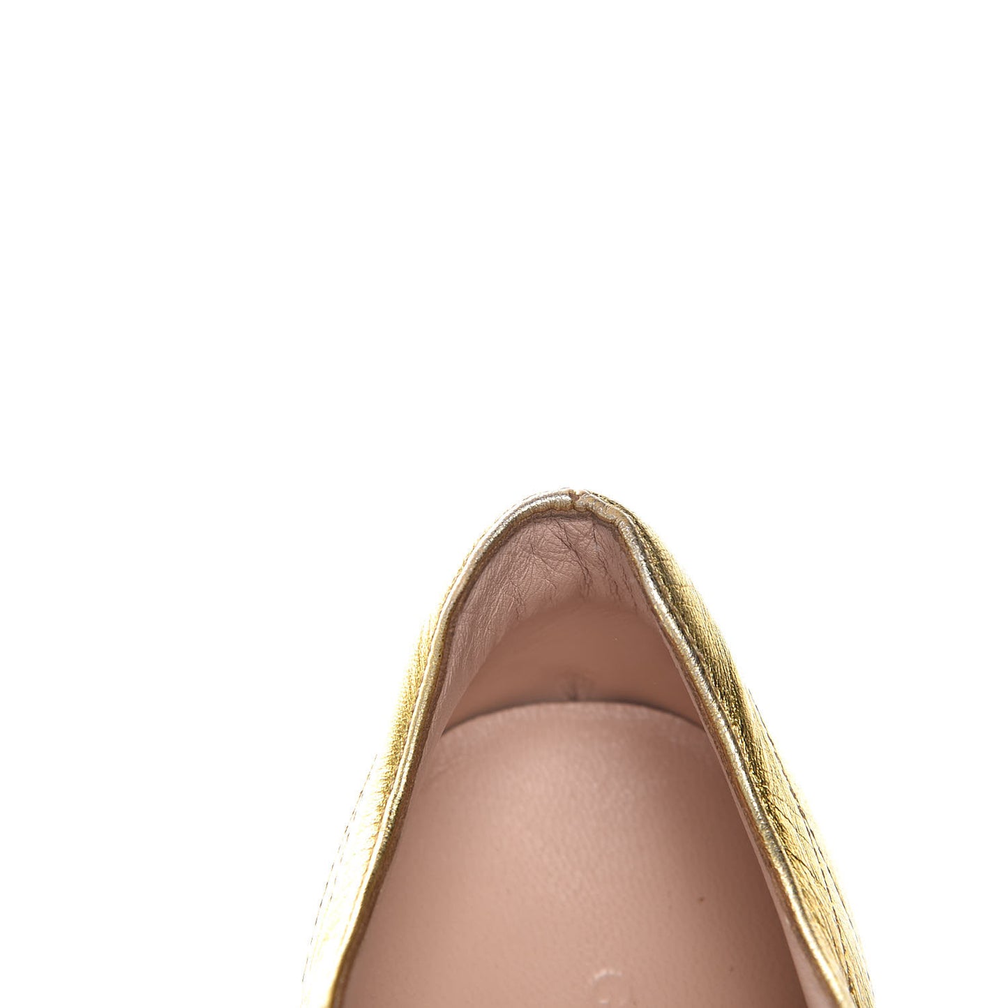 Metallic Nappa Peggy Platform Sneakers 38 Oro Vecchio