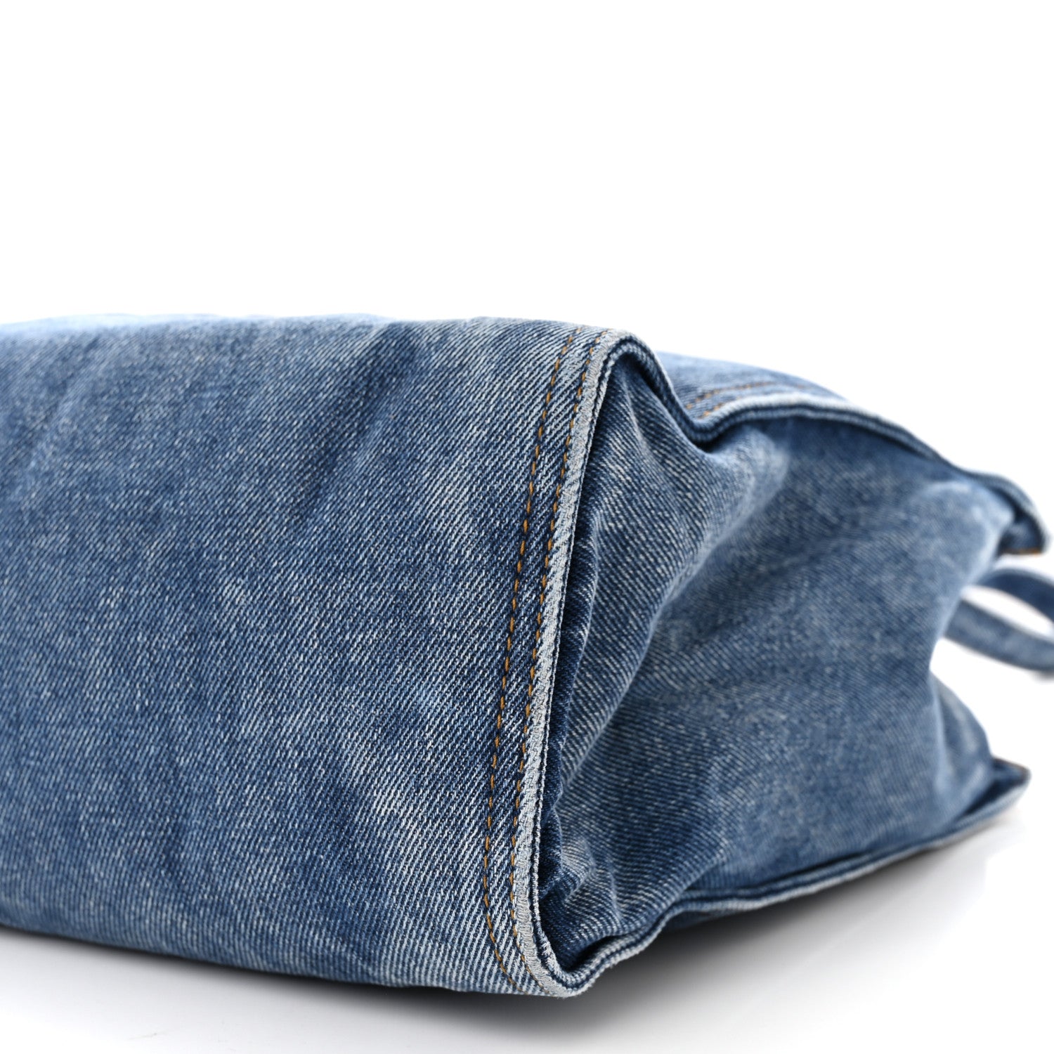 Telfar Denim Medium Shopping Bag Blue 10 of 10