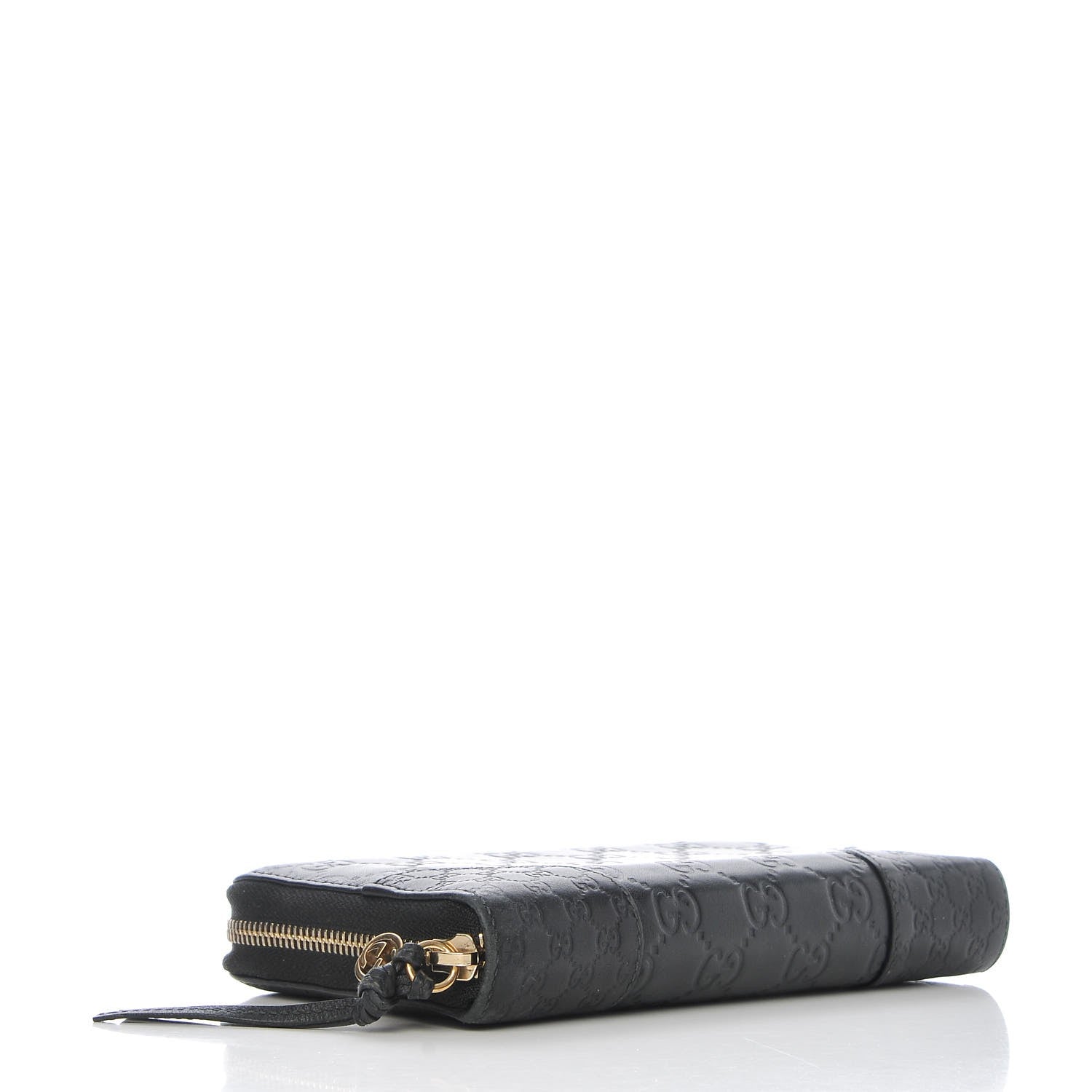 Gucci Guccissima Signature Microguccissima Bree Zip Around Wallet Black 4 of 9