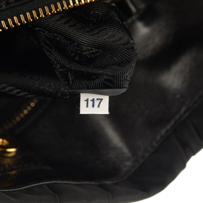 Prada Tessuto Nylon Gaufre Tote Nero Black 7 of 8