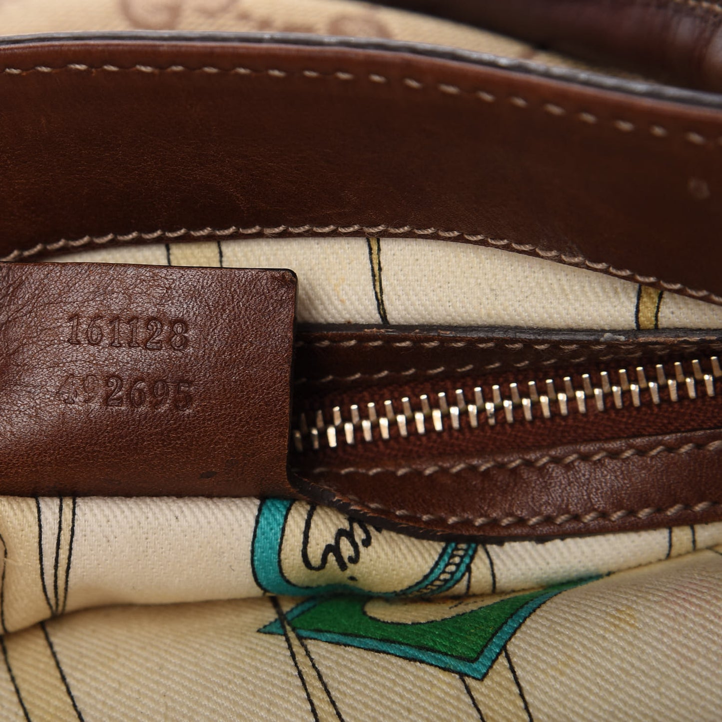 GG Monogram Tote Brown