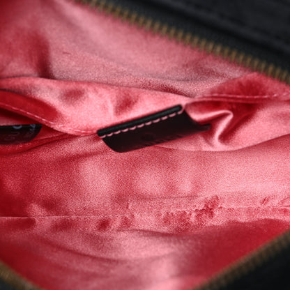 Gucci Velvet Matelasse GG Marmont Belt Bag 85 34 Black 5 of 9