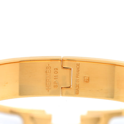 Hermes Enamel Narrow Clic Clac H Bracelet PM White 4 of 5