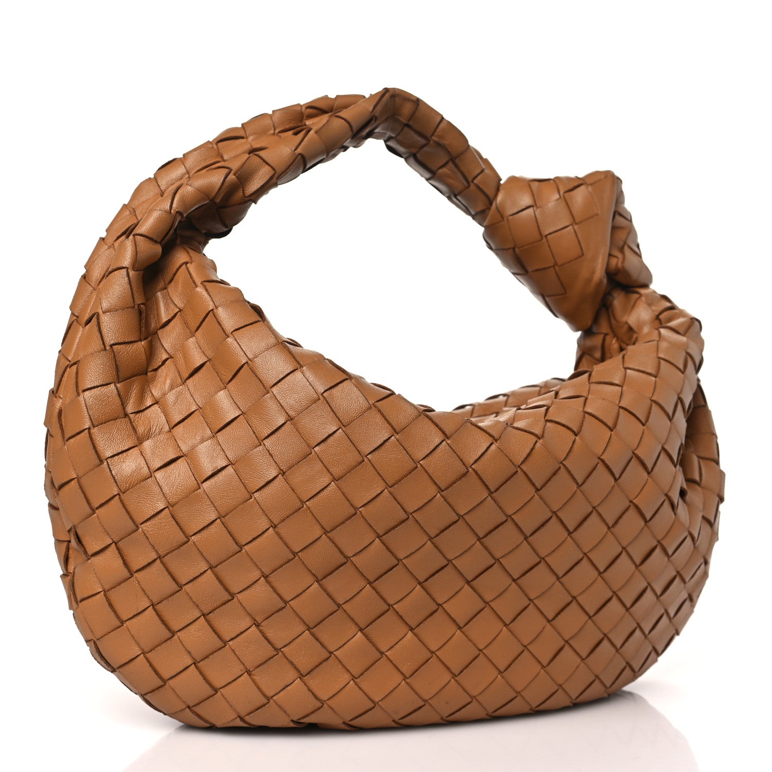 Bottega Veneta Nappa Intrecciato Teen Jodie Hobo Caramel 3 of 10