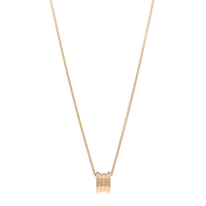 Bulgari 18K Yellow Gold B.Zero1 Pendant Necklace 1 of 5