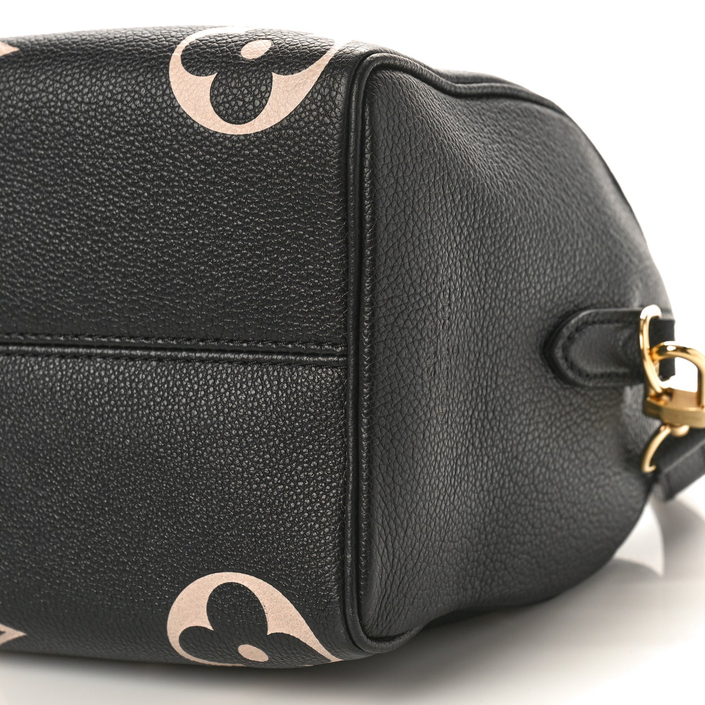 Empreinte Monogram Giant Speedy Bandouliere 25 Black Beige