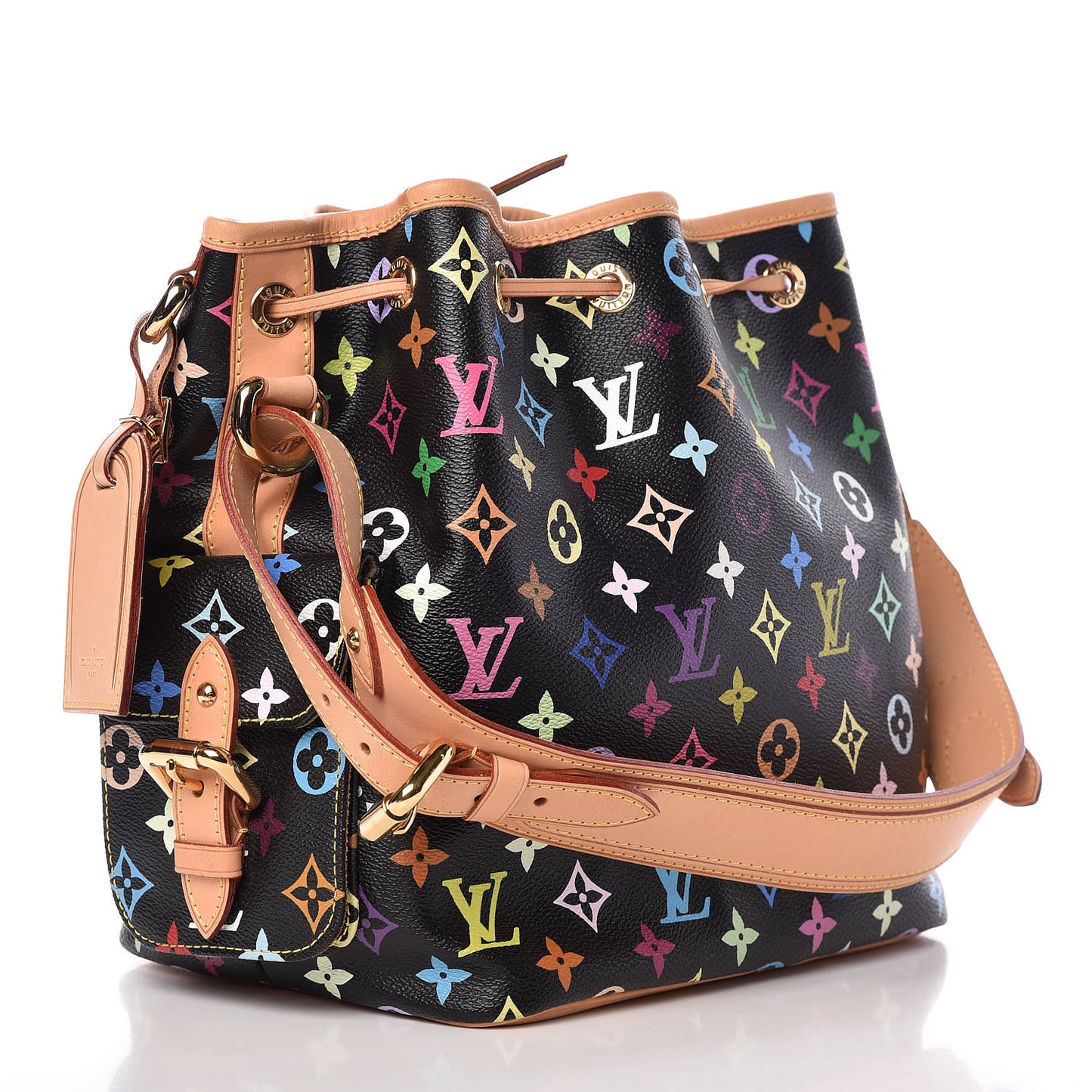 Monogram Multicolor Petit Noe Black