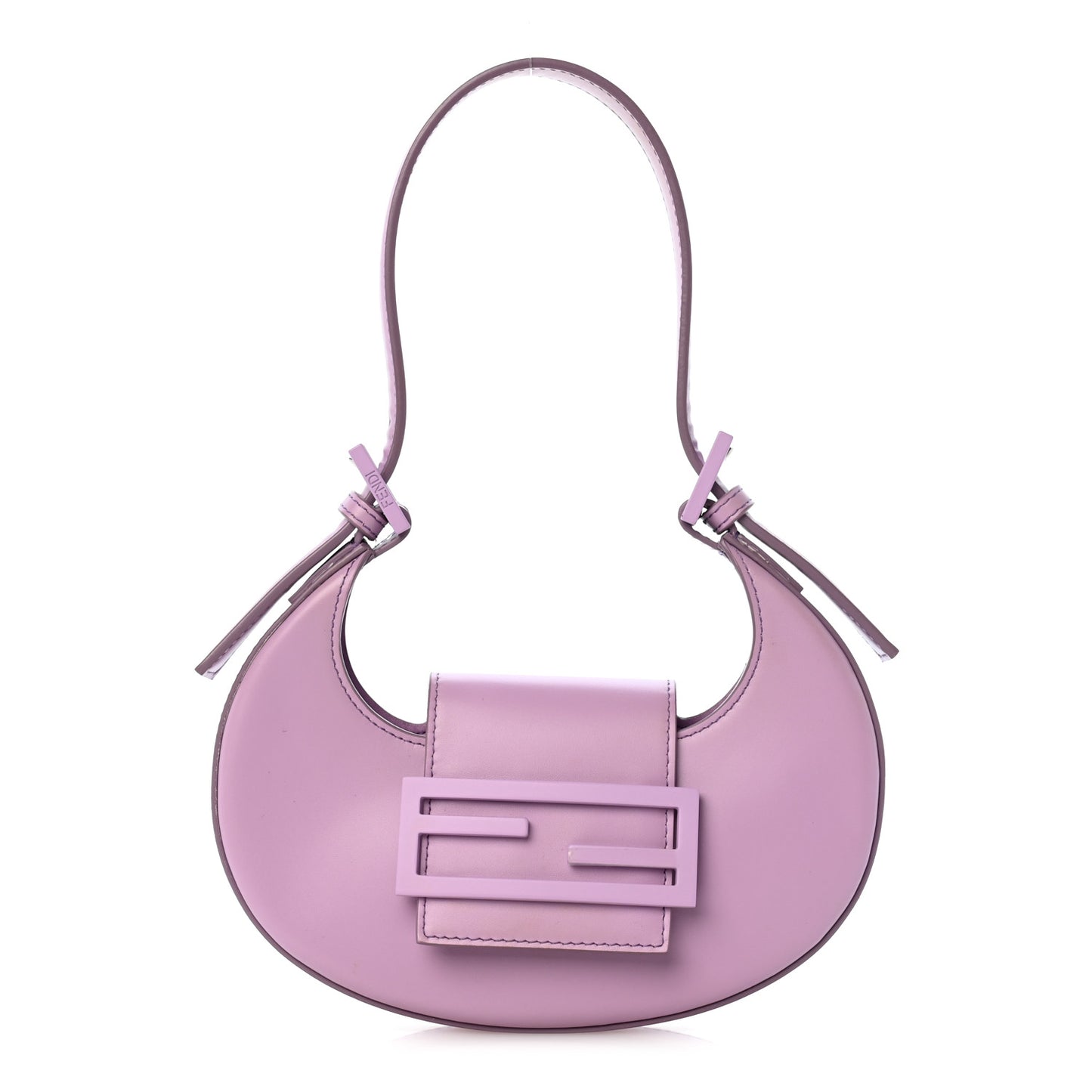 Vitello King Mini Cookie Hobo Bag Purple