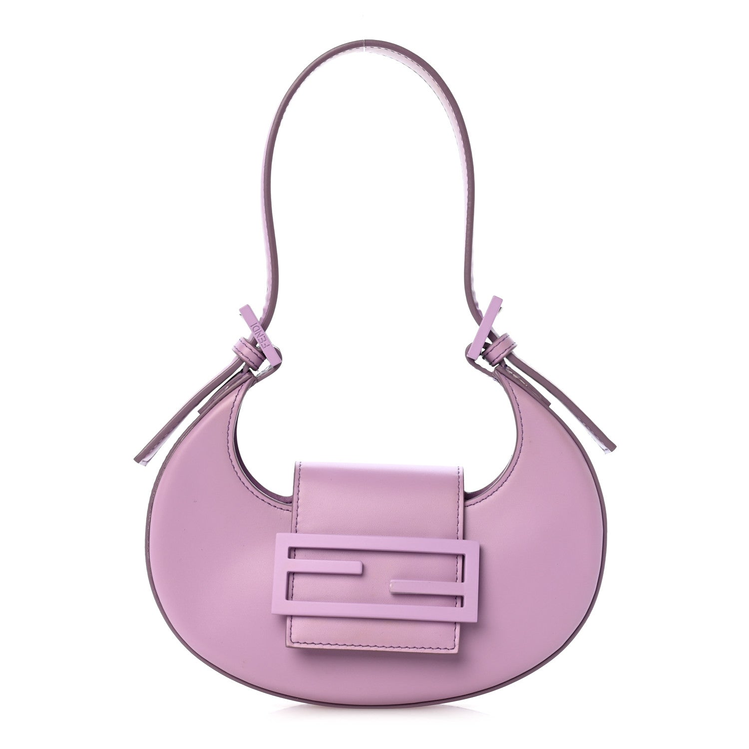 Fendi Vitello King Mini Cookie Hobo Bag Purple 1 of 12