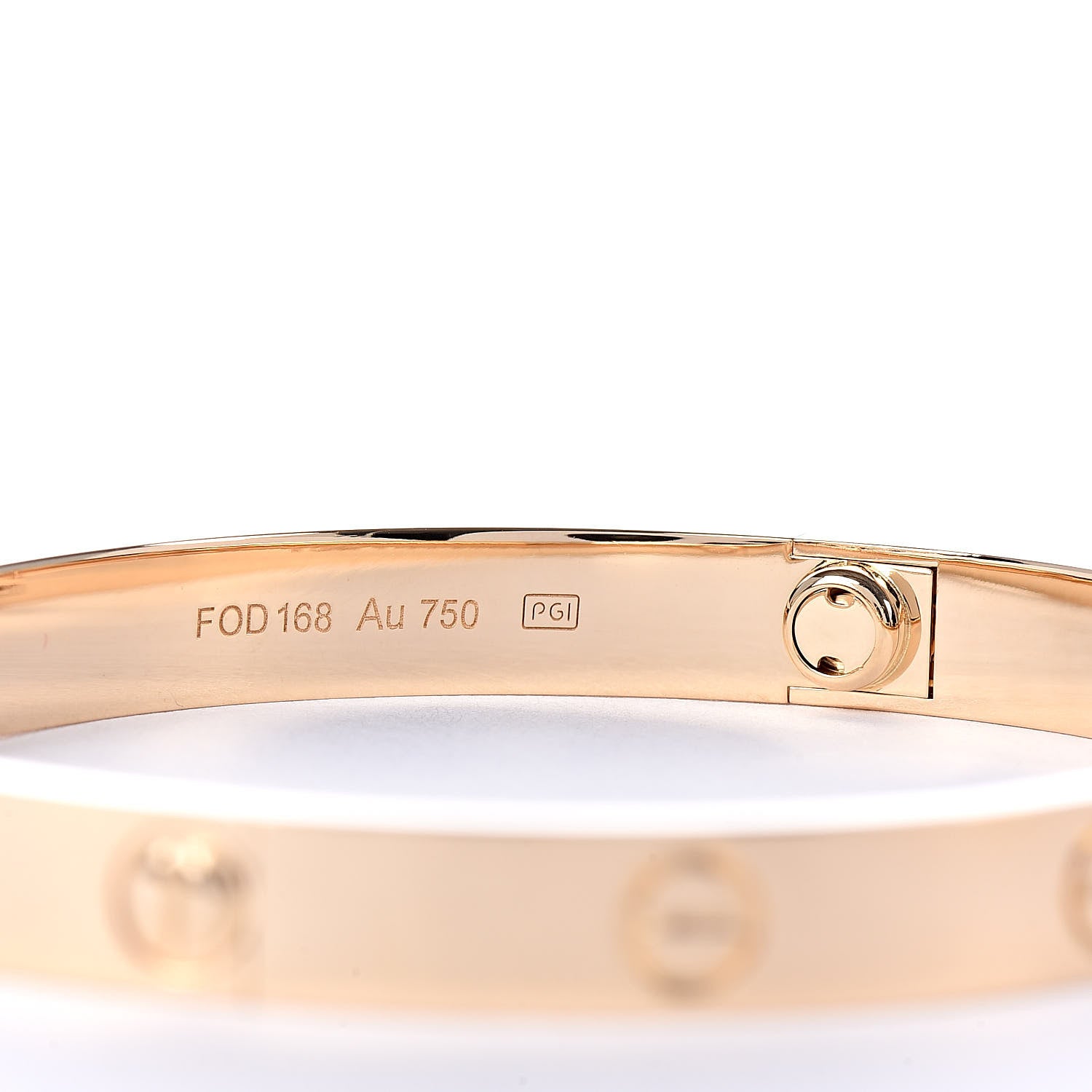 Cartier 18K Yellow Gold LOVE Bracelet 18 5 of 7