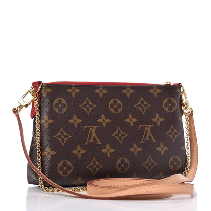 Louis Vuitton Monogram Pallas Clutch Cherry 3 of 10