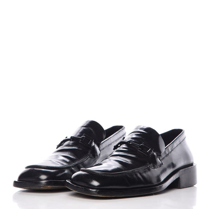 Gucci Calfskin Mens Horsebit Loafers 7.5 Black 2 of 14