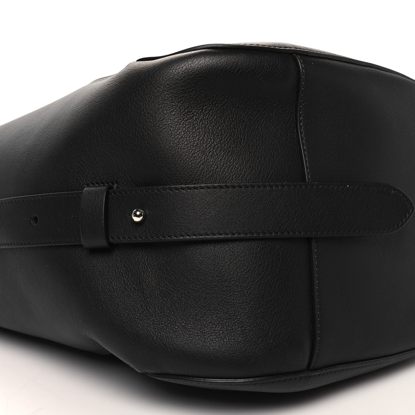 Calfskin Large Hook Bag Black