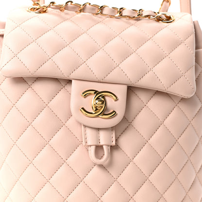 Chanel Calfskin Quilted Small Urban Spirit Backpack Beige 8 of 10