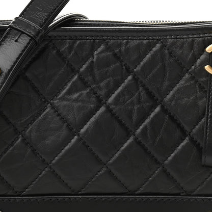 Chanel Aged Calfskin Medium Gabrielle Hobo Black 8 of 11