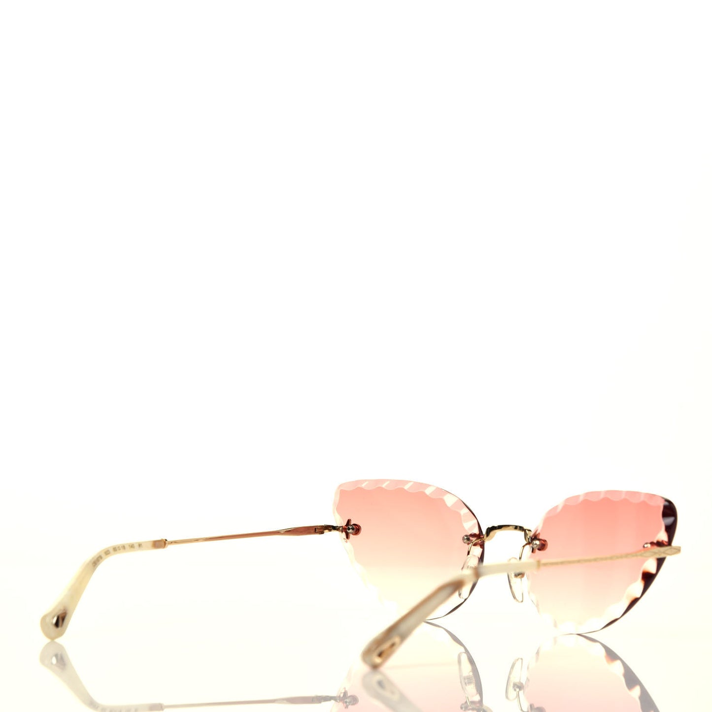 Metal Rosie Cat Eye Sunglasses Pink