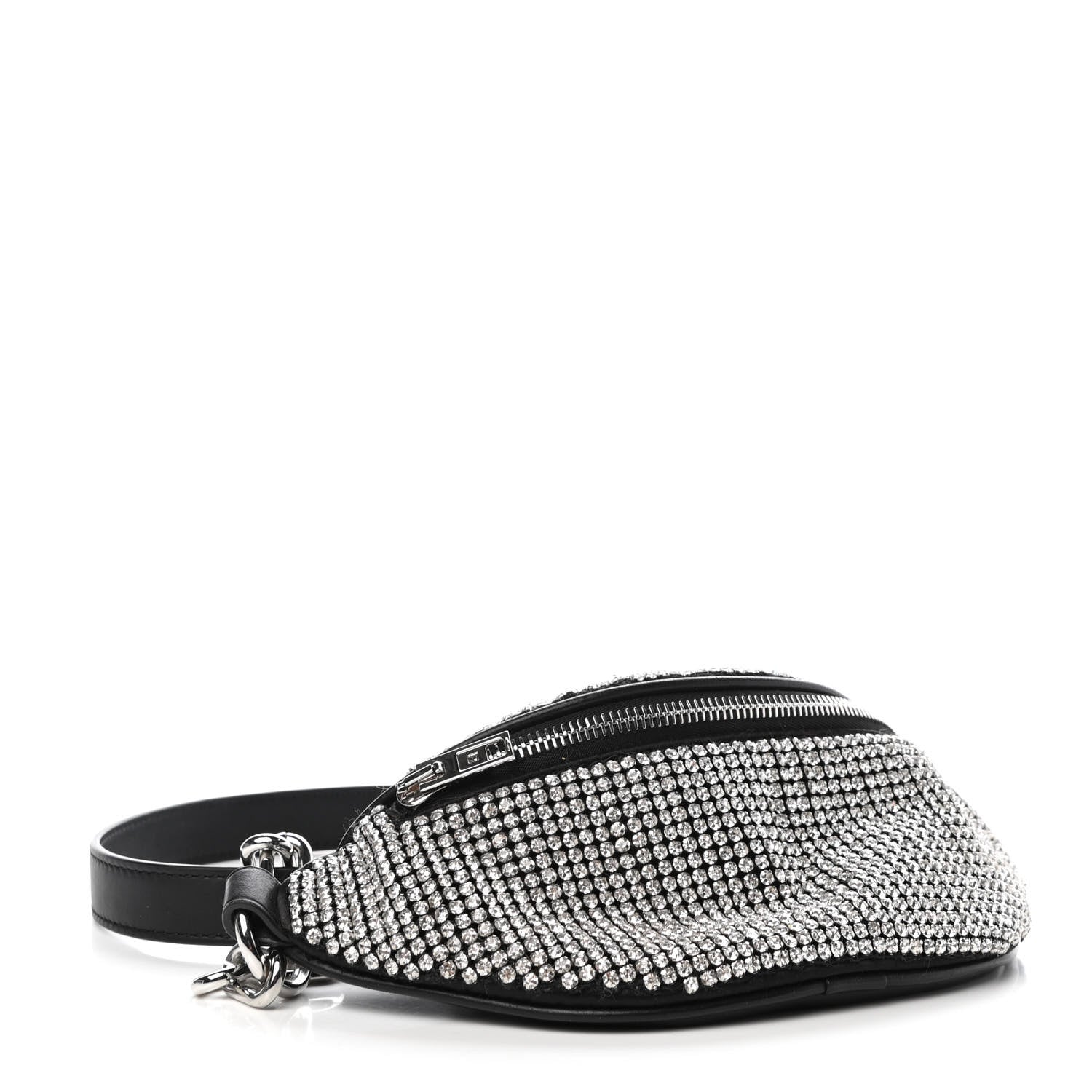 Alexander Wang Rhinestone Mesh Mini Attica Belt Bag Black 4 of 8