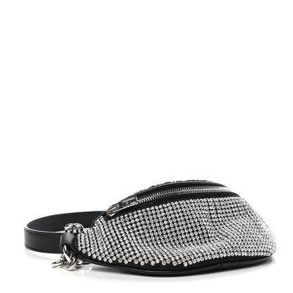 Alexander Wang Rhinestone Mesh Mini Attica Belt Bag Black 4 of 8