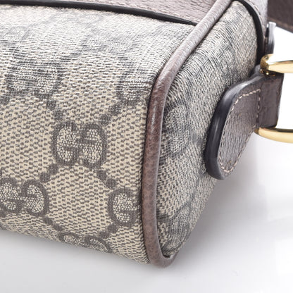 Gucci GG Supreme Monogram Web Mini Ophidia Shoulder Bag Brown 6 of 10