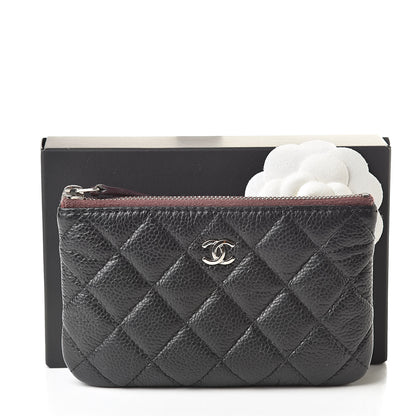 Chanel Caviar Quilted Small Cosmetic Case Black 8 of 8