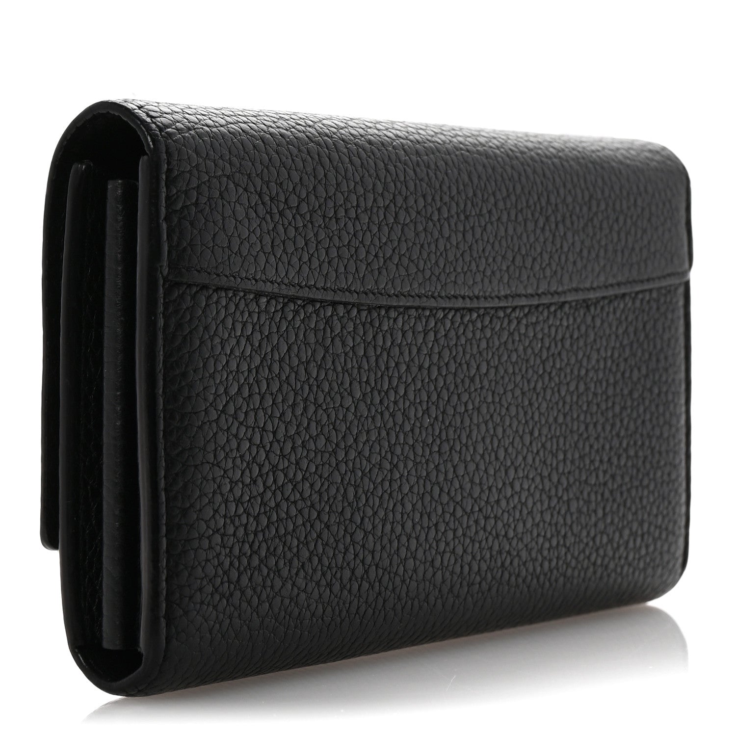 Louis Vuitton Taurillon Embellished Capucines Long Wallet Black 3 of 11