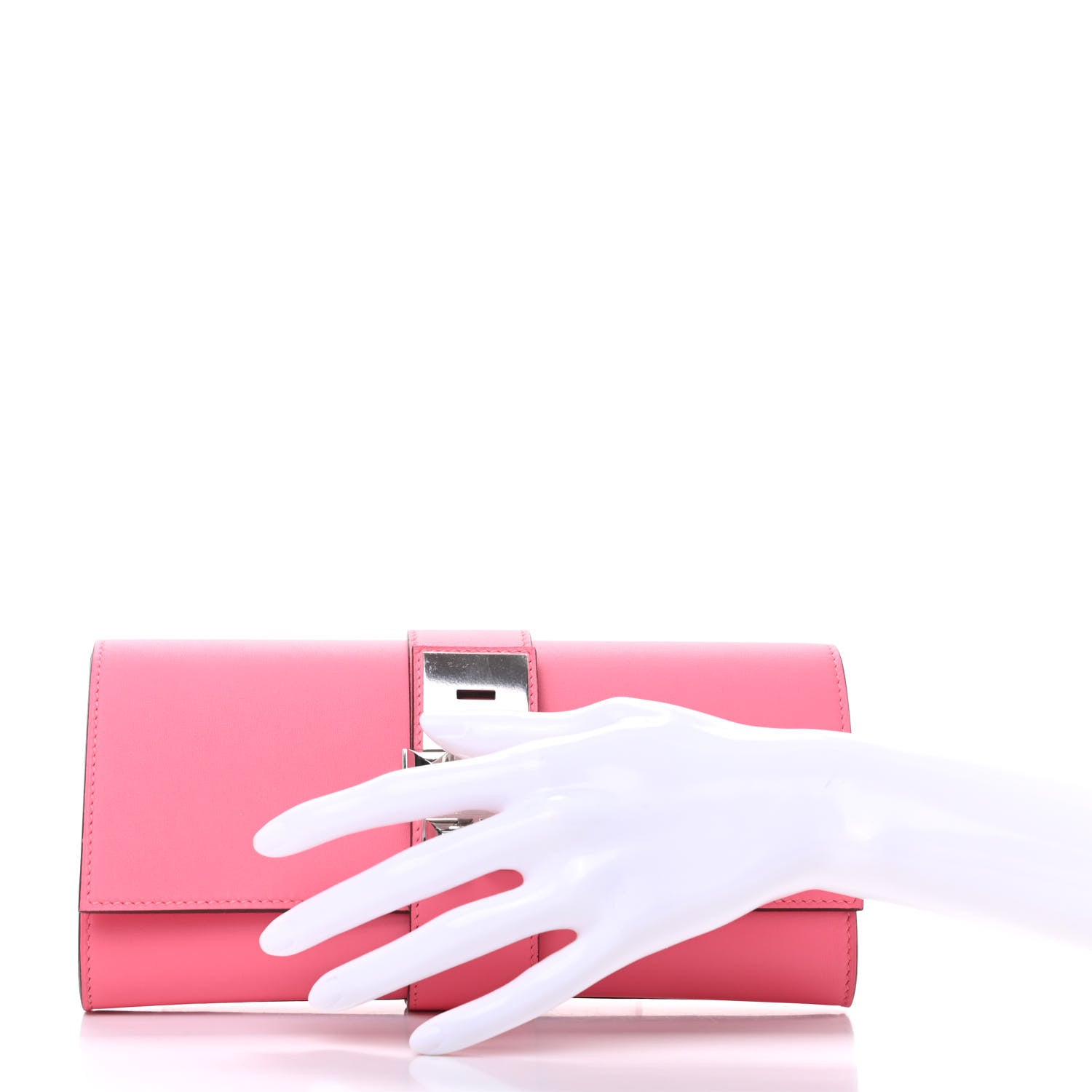 Hermes Swift Medor 23 Clutch Rose Azalee 2 of 9