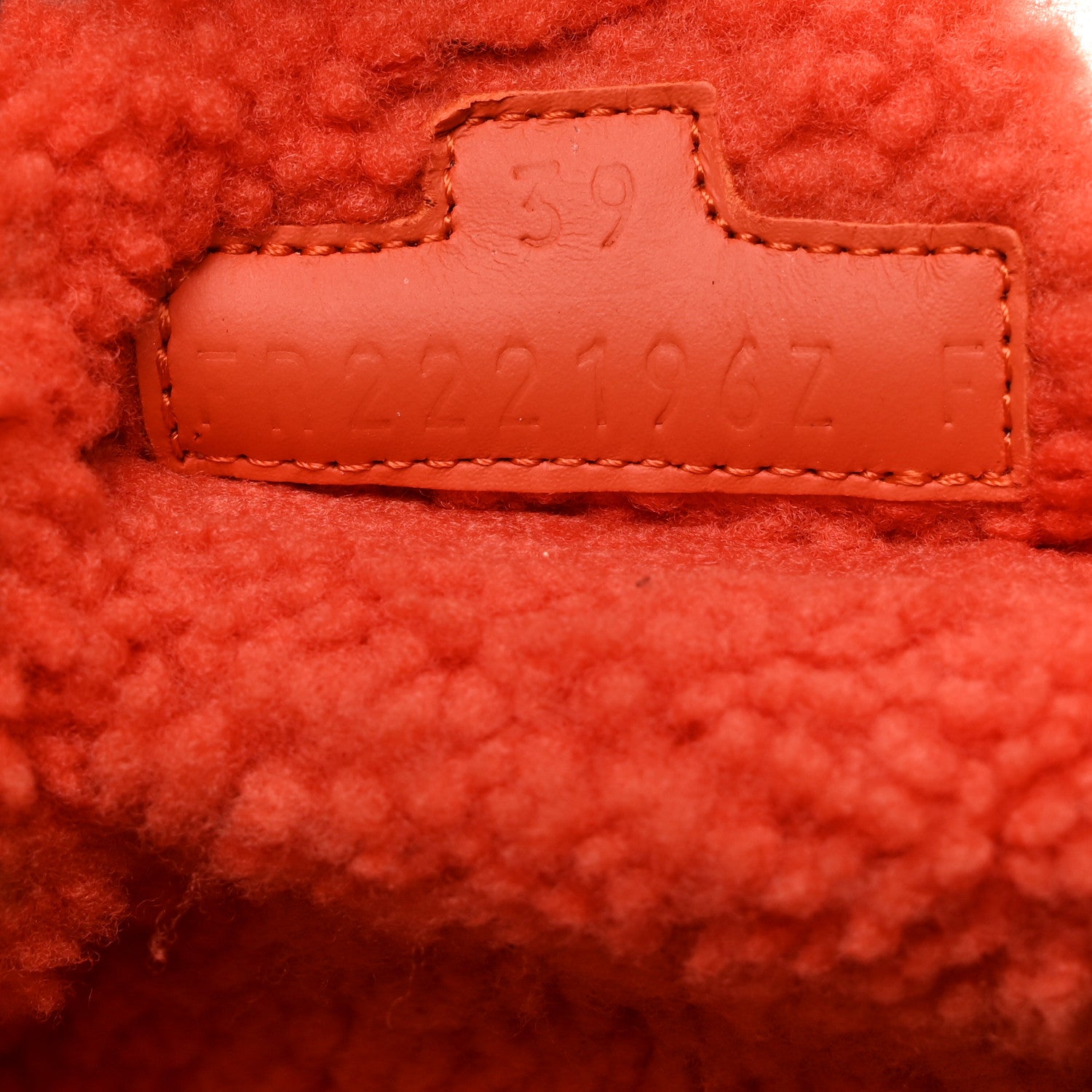 Hermes Woolskin Womens Chypre Sandals 39 Orange 7 of 11