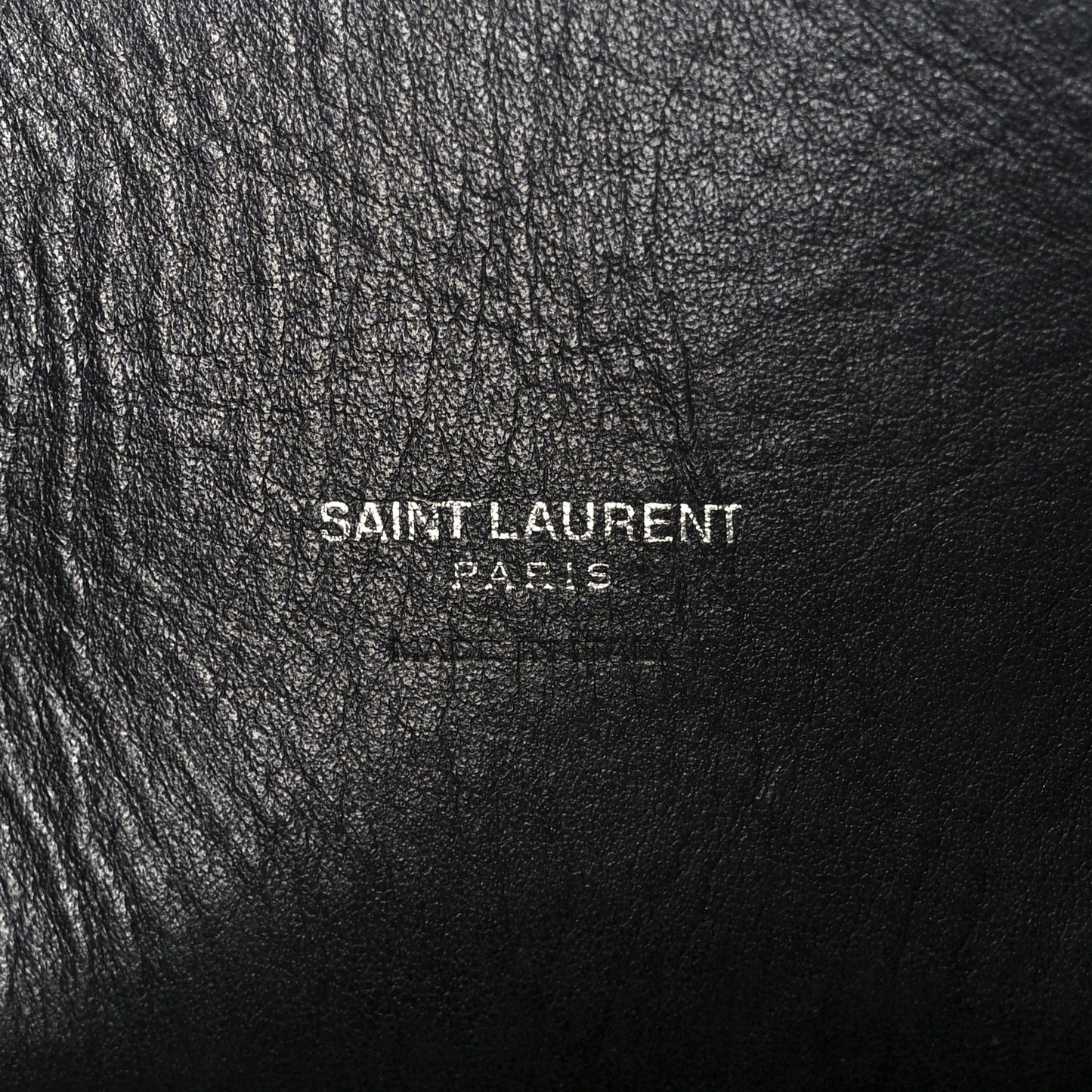 Grained Calfskin Baby Sac De Jour Black