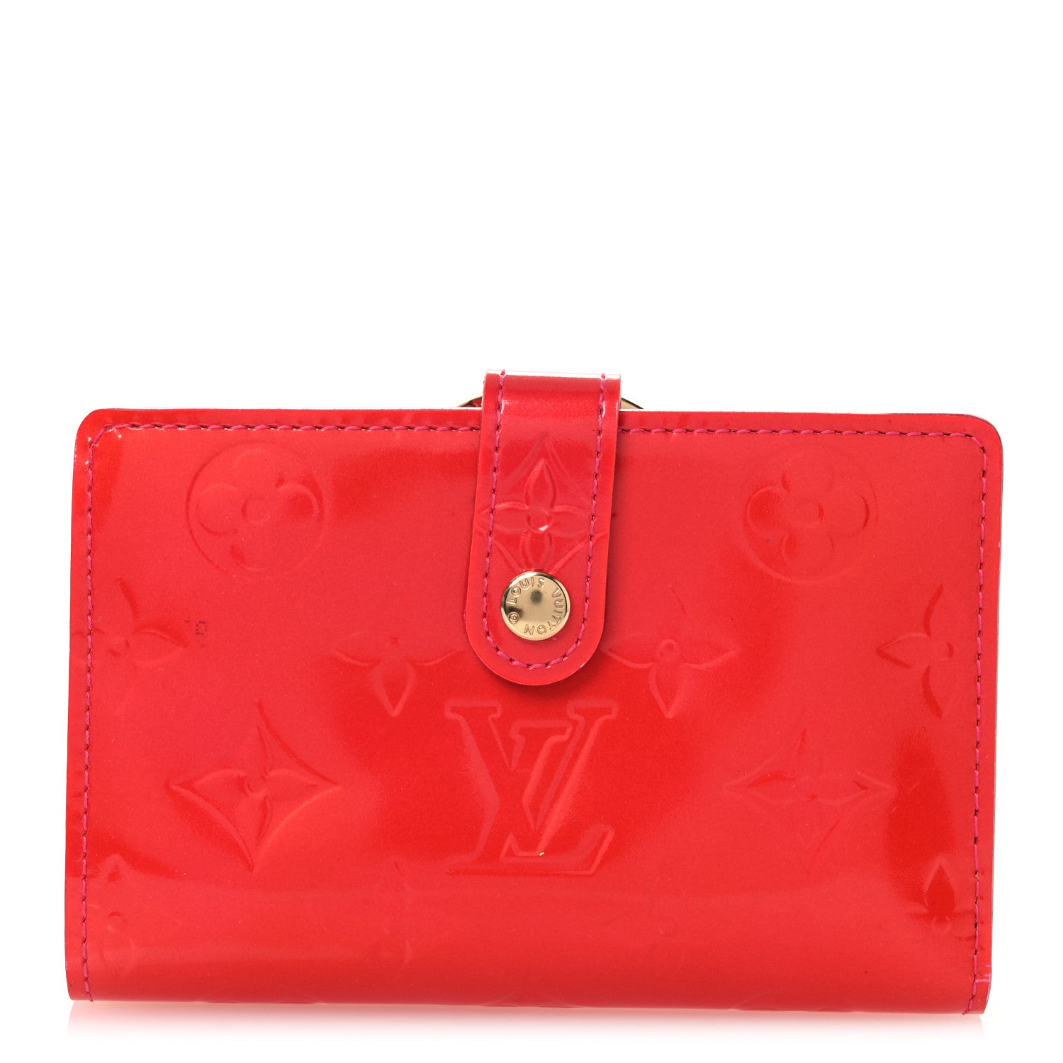 Louis Vuitton Vernis French Purse Wallet Fuchsia 1 of 9