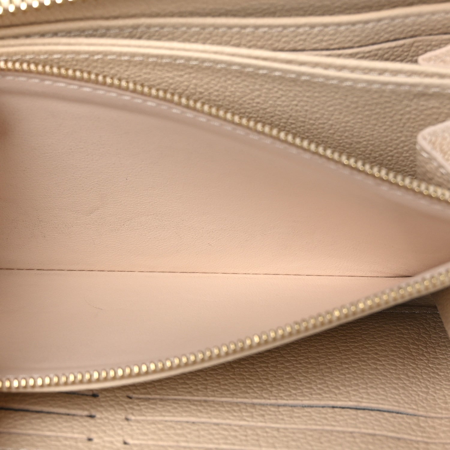 Louis Vuitton Empreinte Monogram Giant Zippy Wallet Creme Bois De Rose 5 of 9