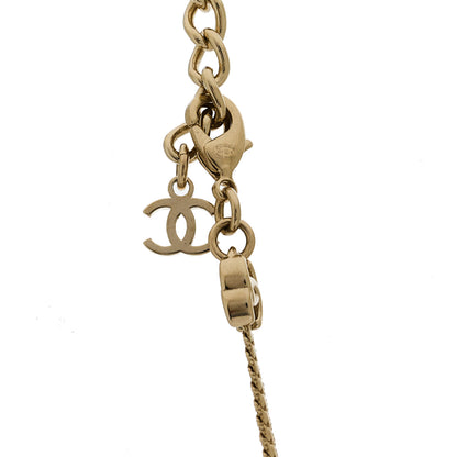 Chanel Metal CC Short Chain Necklace Gold 4 of 6