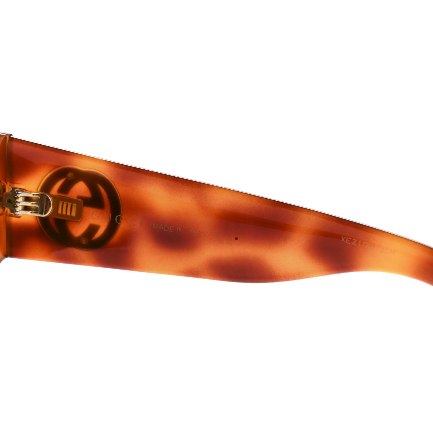 Gucci Acetate Square Frame Sunglasses GG0142SA Tortoise 6 of 8