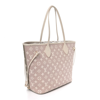 Louis Vuitton Empreinte Monogram Spring In The City Neverfull MM Kaki Beige Cream 3 of 10