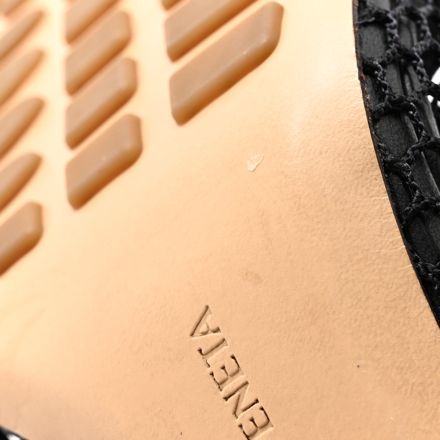 Bottega Veneta Mesh Nappa Chunky Chain Sandals 38 Black 8 of 10