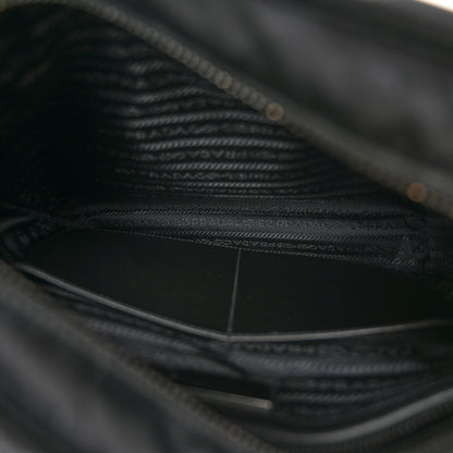 Prada Tessuto Nylon Messenger Bag Black 5 of 10