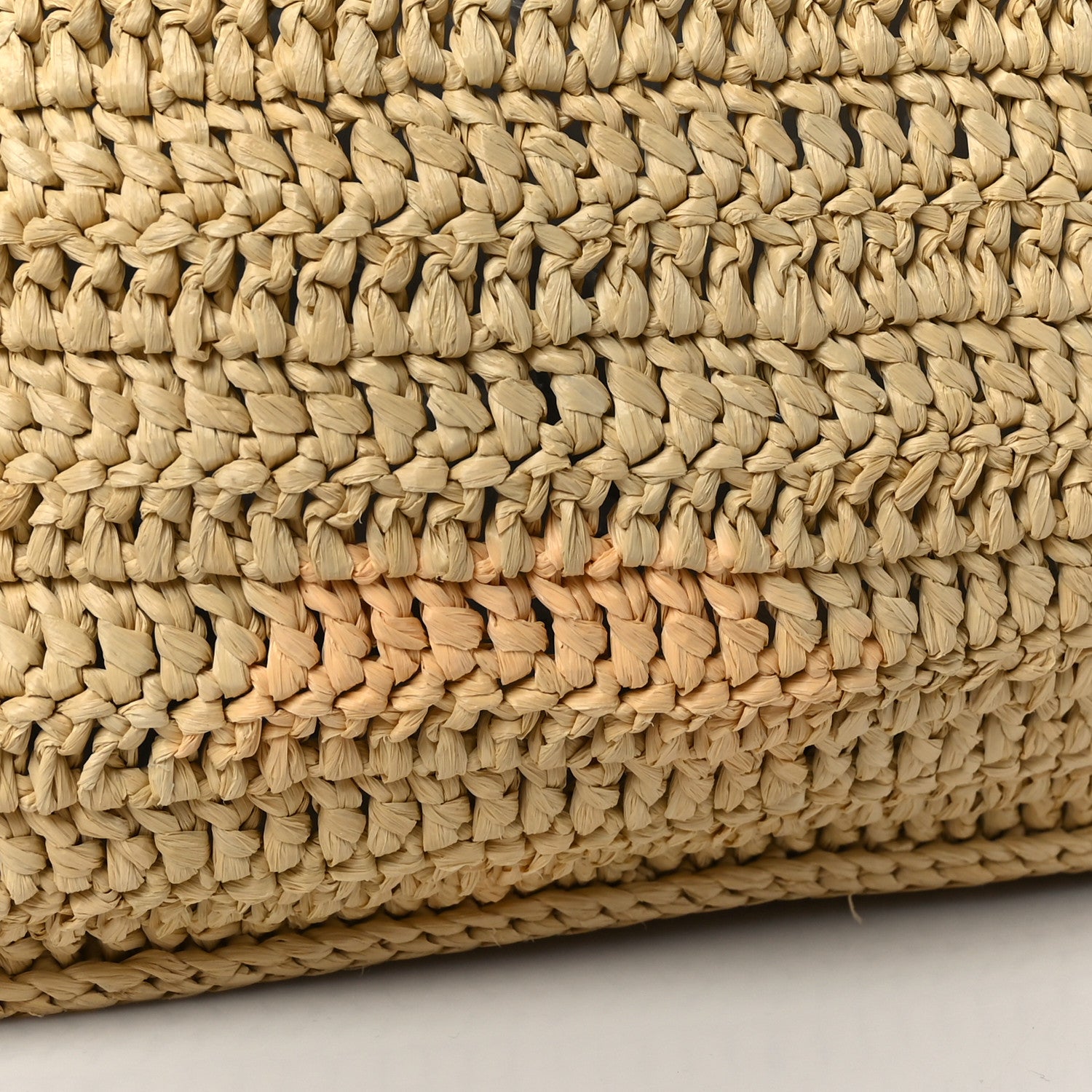 Saint Laurent Raffia Rive Gauche Tote Natural 9 of 10
