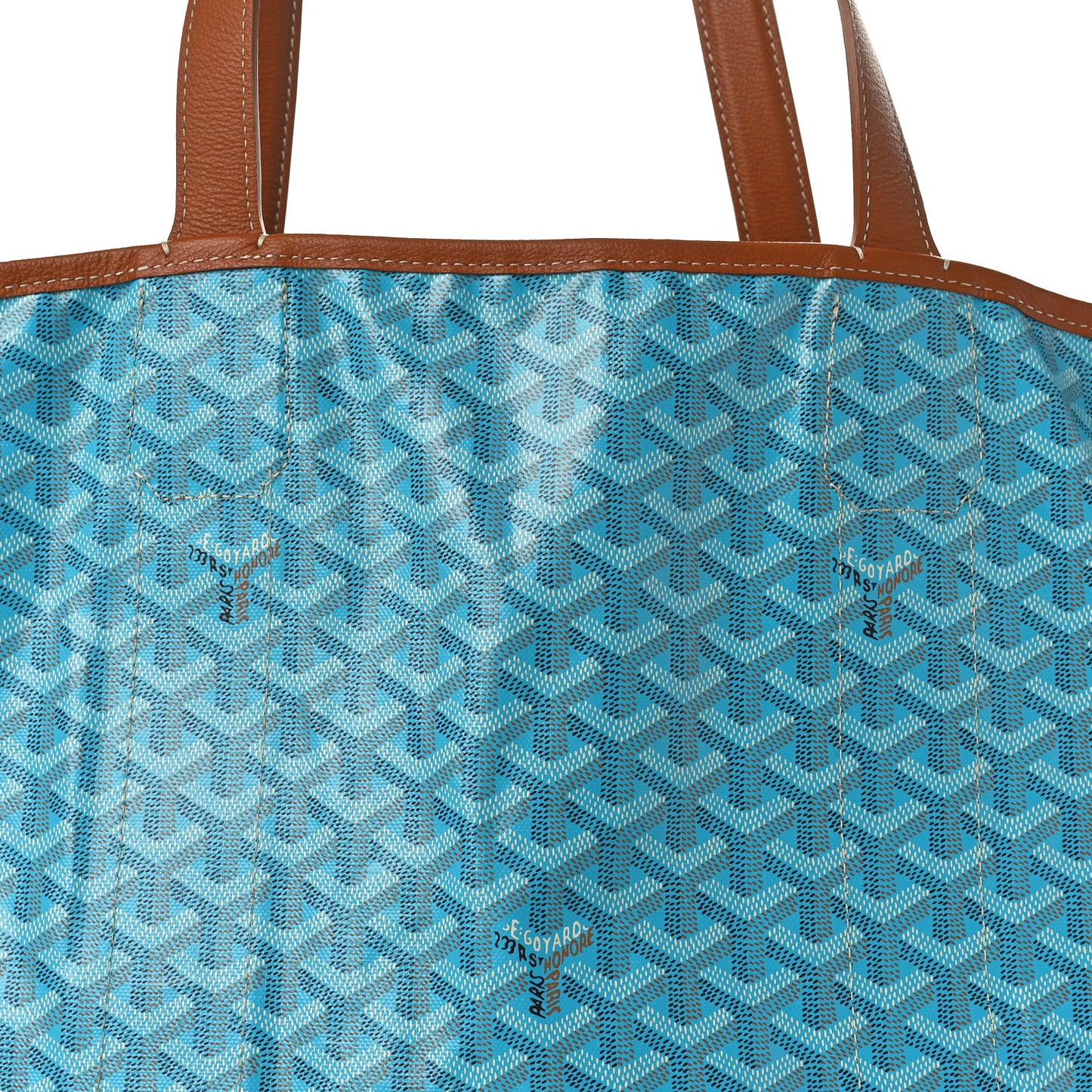 Goyardine Reversible Belharra Light Blue