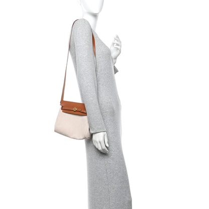 Hermes Military Toile Vache Hunter Herbag Zip Retourne 20 Ecru Beige Fauve 2 of 10